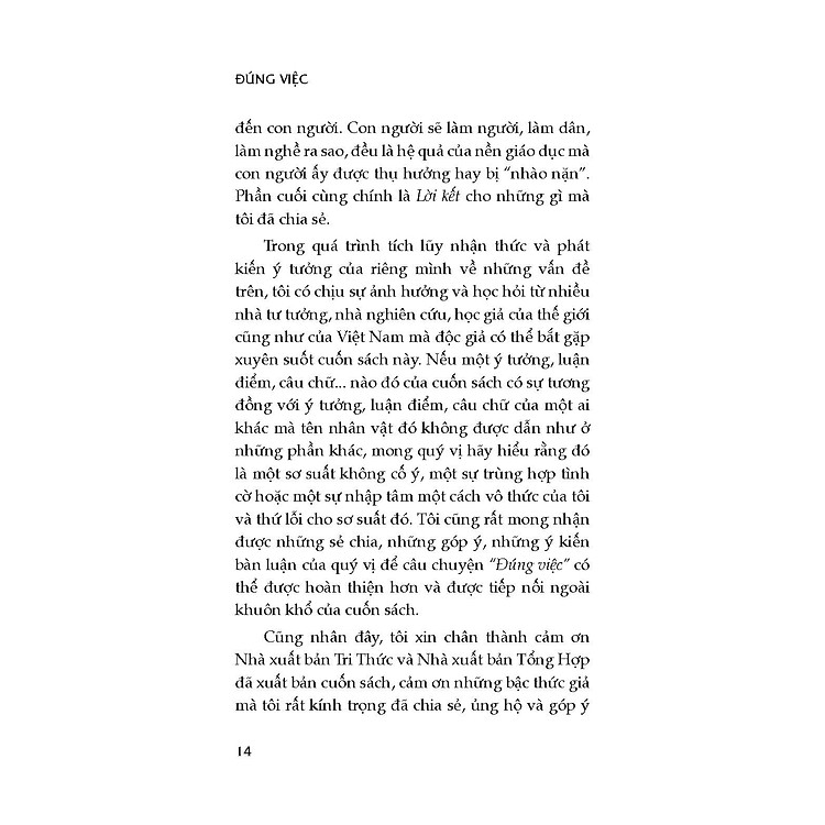 Đúng Việc - Một Góc Nhìn Về Câu Chuyện Khai Minh (Tái bản lần thứ 12) - Ảnh 6