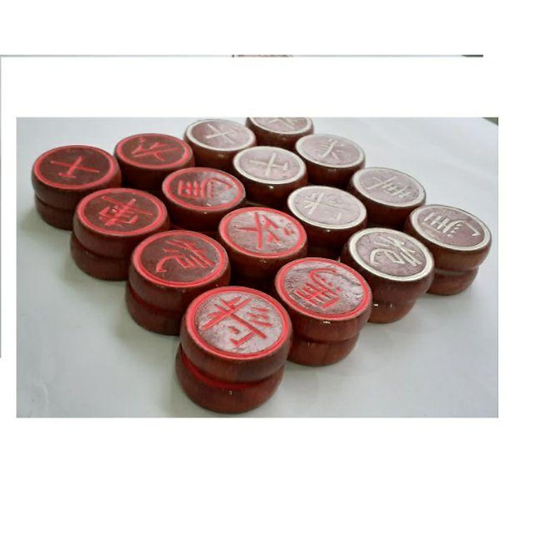 Mua Bộ quân cờ tướng gỗ đẹp 3,5cm Chính hãng Giá tốt - Hình ảnh 3