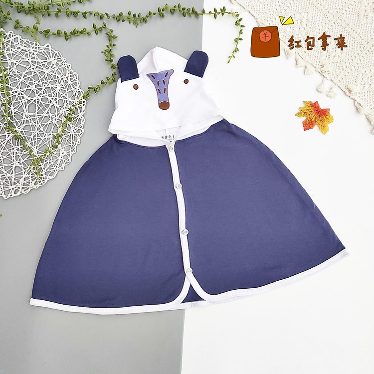 Áo choàng cho bé trai bé gái, áo choàng chống nắng cho bé hình cánh dơi