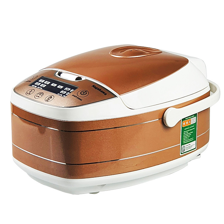 Nồi cơm điện cao tần 1.8L Nagakawa NAG0102 với 14 chức năng nấu và giữ ấm cơm - Hàng chính hãng