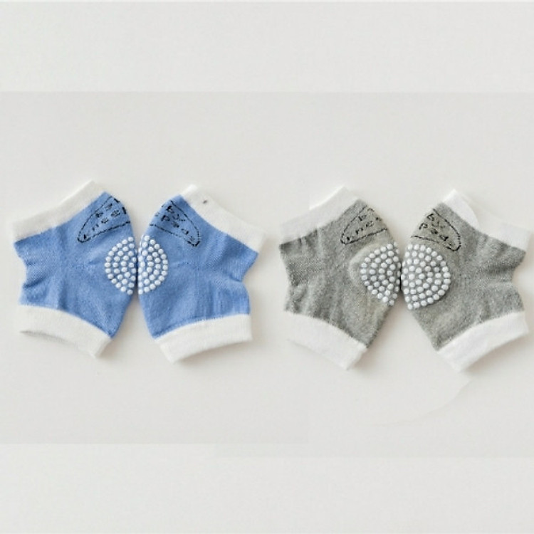 Combo 2 đôi tất, vớ lót đầu gối cho bé tập bò