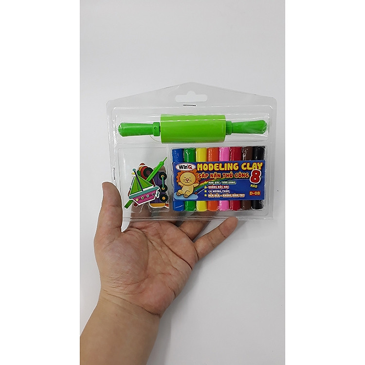 Mua Đất Nặn 8 Màu Hình Thú D08 Chính hãng Giá rẻ - Hình ảnh 2