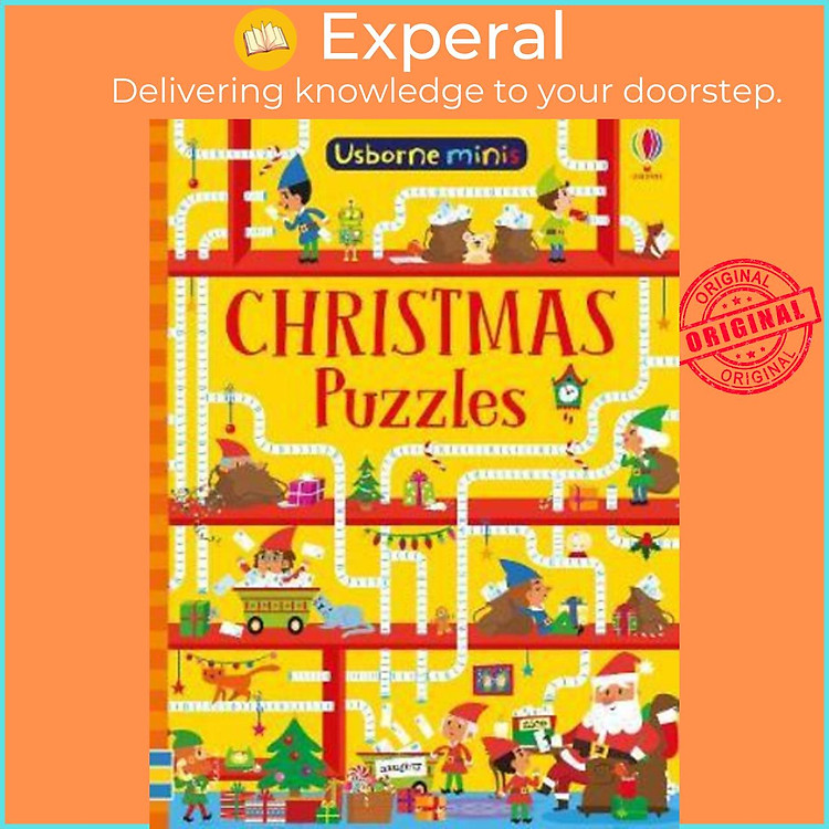 Sách - Christmas Puzzles by Simon Tudhope (UK edition, paperback)