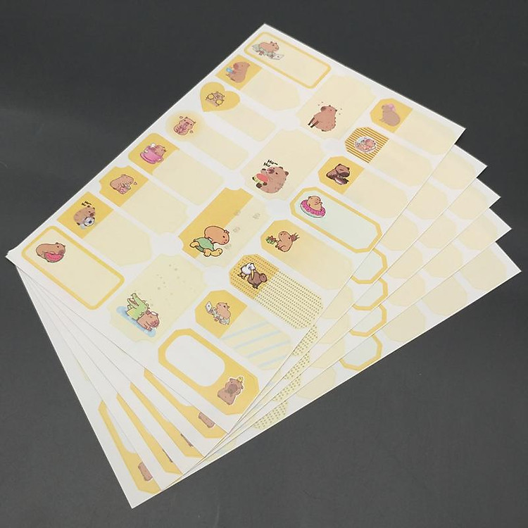 Bộ Sticker Name Teenage SN-02 (5 tờ) - Ảnh 2