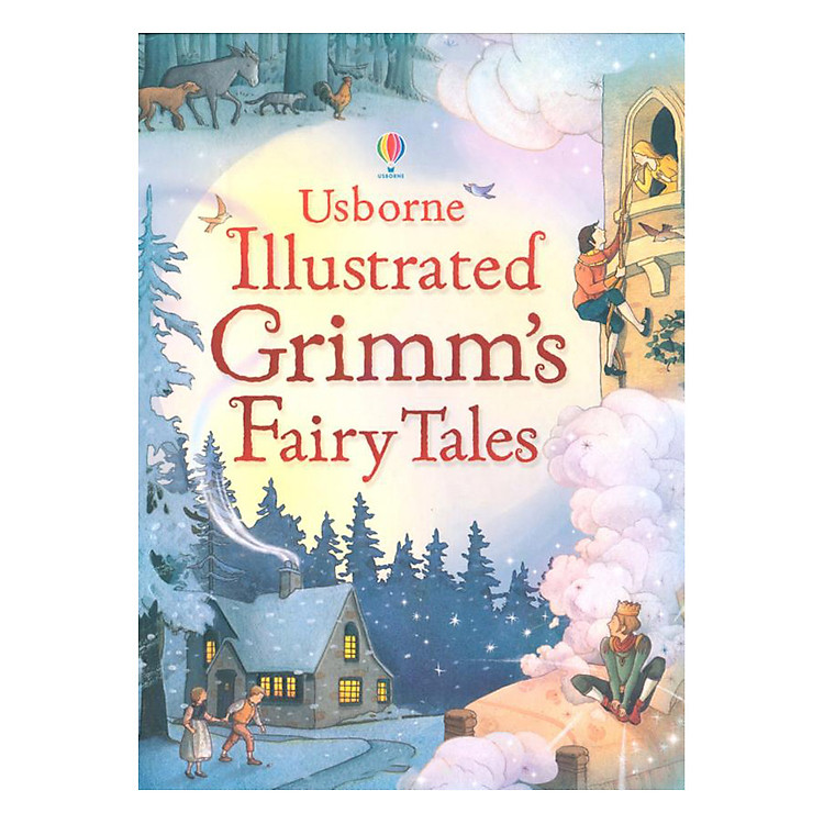 Sách Usborne Illustrated Grimm's Fairy Tales