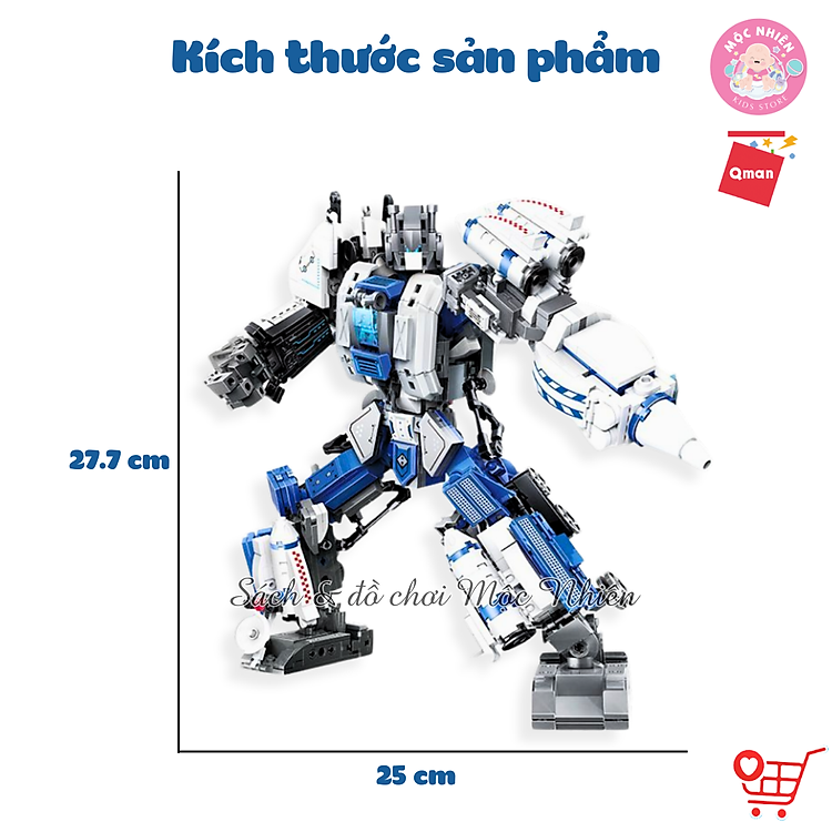 Đồ Chơi Xếp Hình Qman 41312 Chính hãng Tiết kiệm - Hình ảnh 3