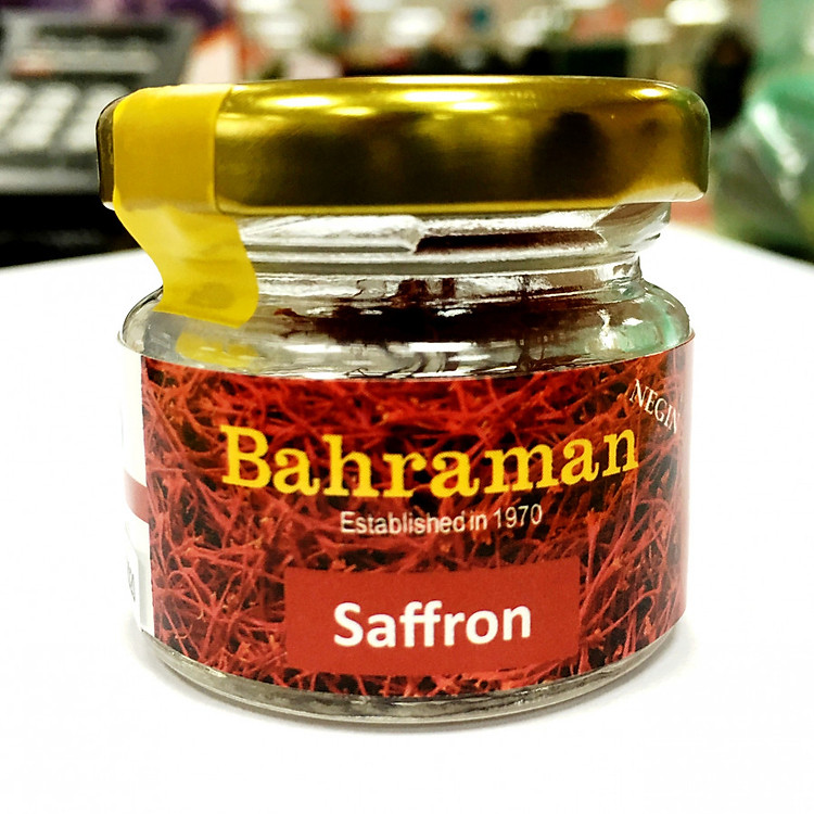 Nhụy nghệ tây Bahraman Saffron hũ 1g