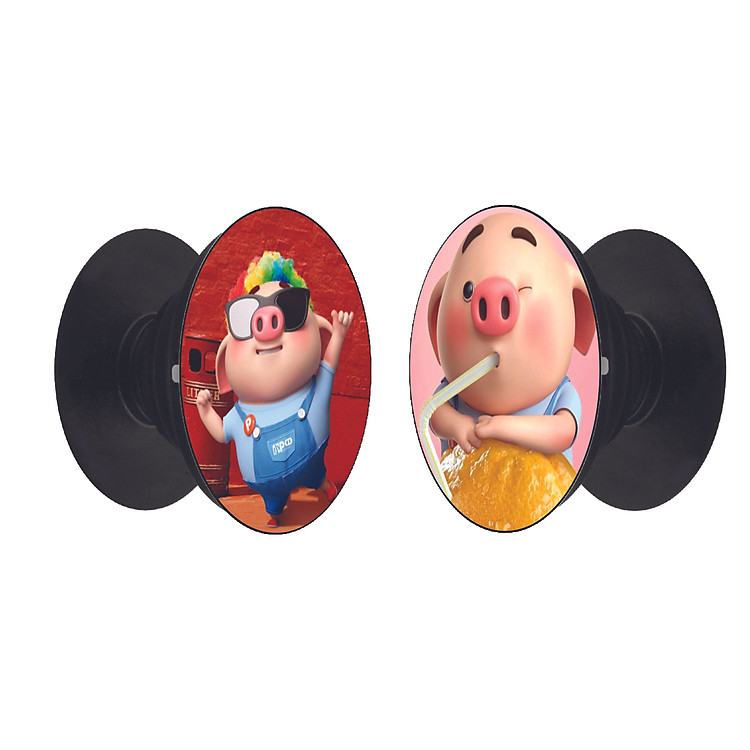 Combo 2 Popsocket hình heo con xinh Xắn ( Giao hình ngẫu nhiên ) - Hàng chính hãng
