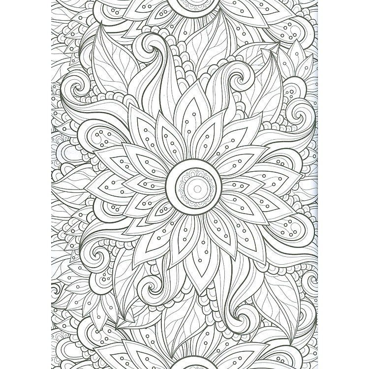 Flowers - Adults Colouring Book (Sách Tô Màu Dành Cho Người Lớn) - Ảnh 3