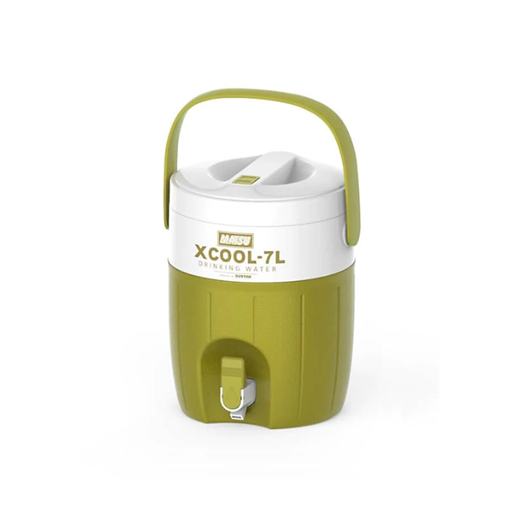 Bình Đá Xcool 7 DUY TÂN nhựa PP, giữ lạnh đến 24 giờ, có quai xách, vòi lấy nước