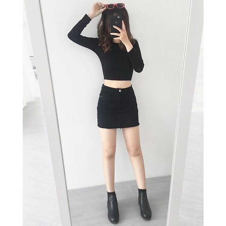 áo croptop nữ dài tay