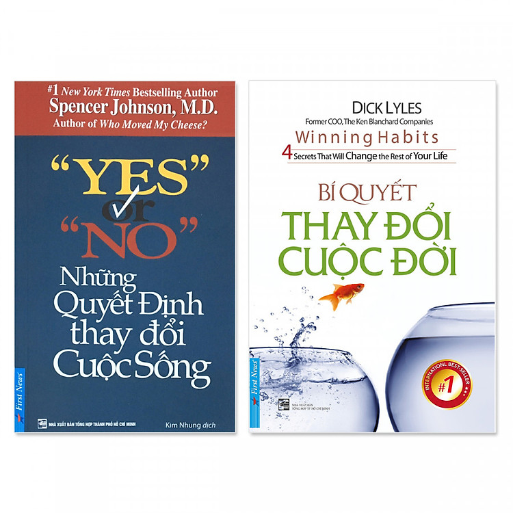 Combo 2 cuốn: Yes Or No - Những Quyết Định Thay Đổi Cuộc Sống, Bí Quyết Thay Đổi Cuộc Đời