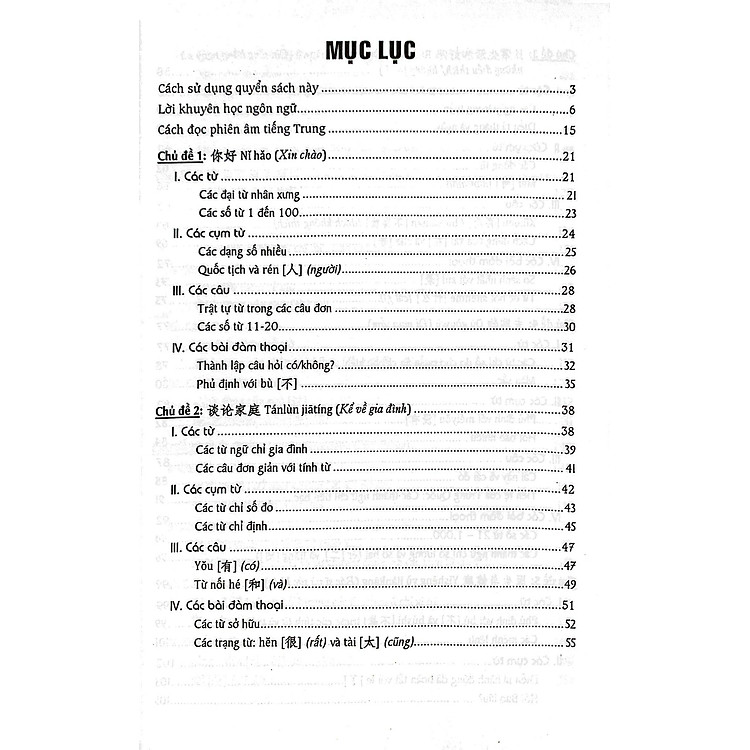 Cẩm Nang Hướng Dẫn Tự Học Giao Tiếp Tiếng Trung Theo Chủ Đề - Ảnh 5