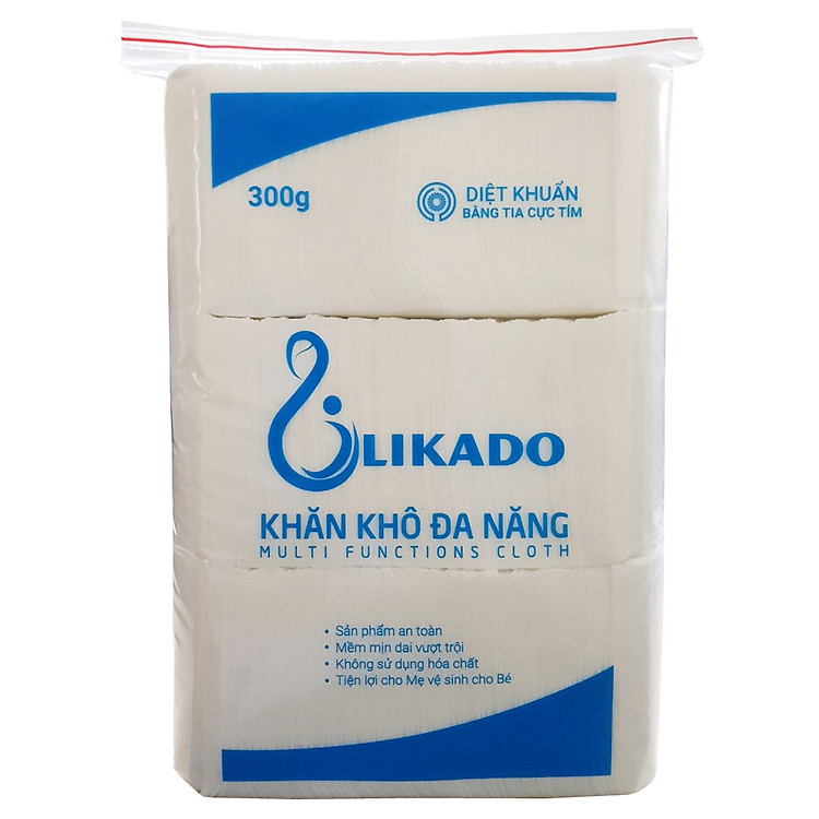 Mua Khăn vải đa năng LIKADO 300g (4 bịch) Tiết kiệm - Hình ảnh 2