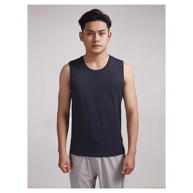 Áo Tanktop Slim Fit Aristino ATT005S8 màu xanh tím than 92MF