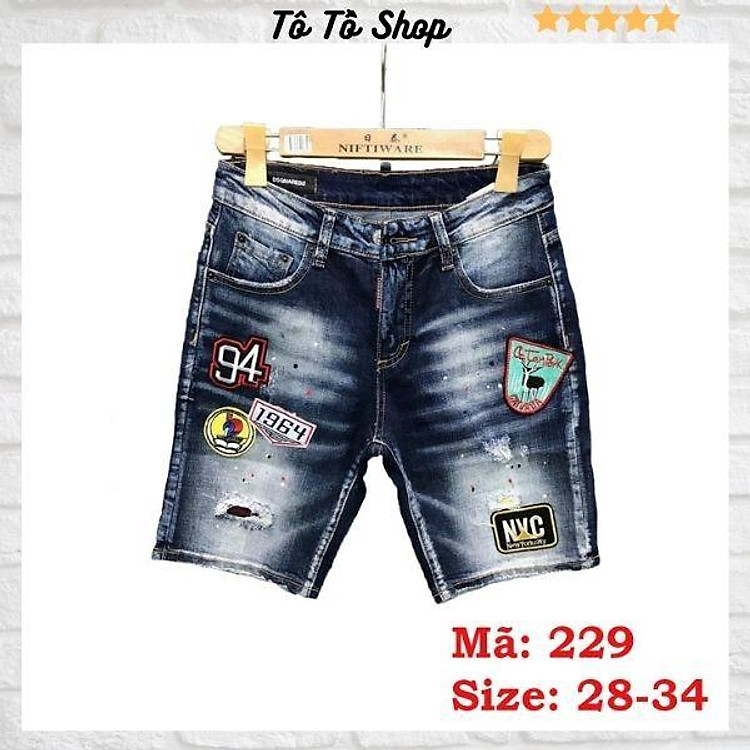 Quần Sọt Nam Rách ️FREESHIP️ Quần Short Jean Nam Chất Bò co giãn thời trang Hàn Quốc form cực đẹp Tô Tồ Shop -QSJNM229