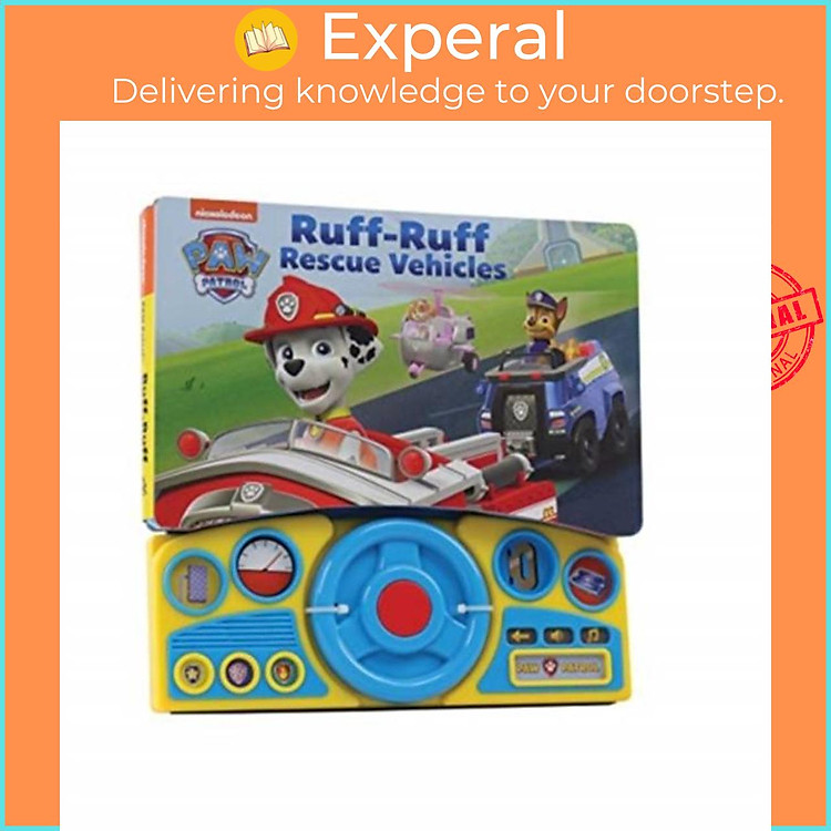 Sách - Nickelodeon PAW Patrol: Ruff-Ruff Rescue Vehicles Sound Book by Harry Moore (UK edition, boardbook)