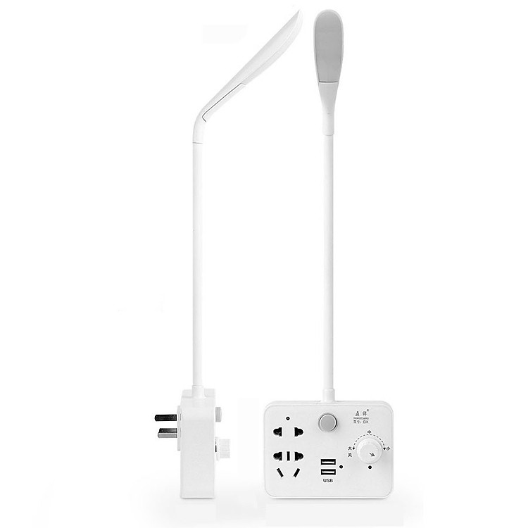 Ổ cắm điện thông minh tích hợp 2 cổng sạc USB 2.1A và đèn LED siêu sáng - Hàng Nhập Khẩu