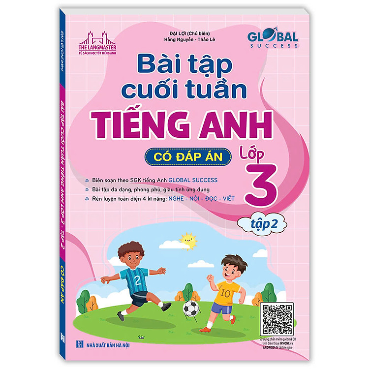 GLOBAL SUCCESS – Bài Tập Cuối Tuần Tiếng Anh Lớp 3 Tập 2 (Có đáp án)