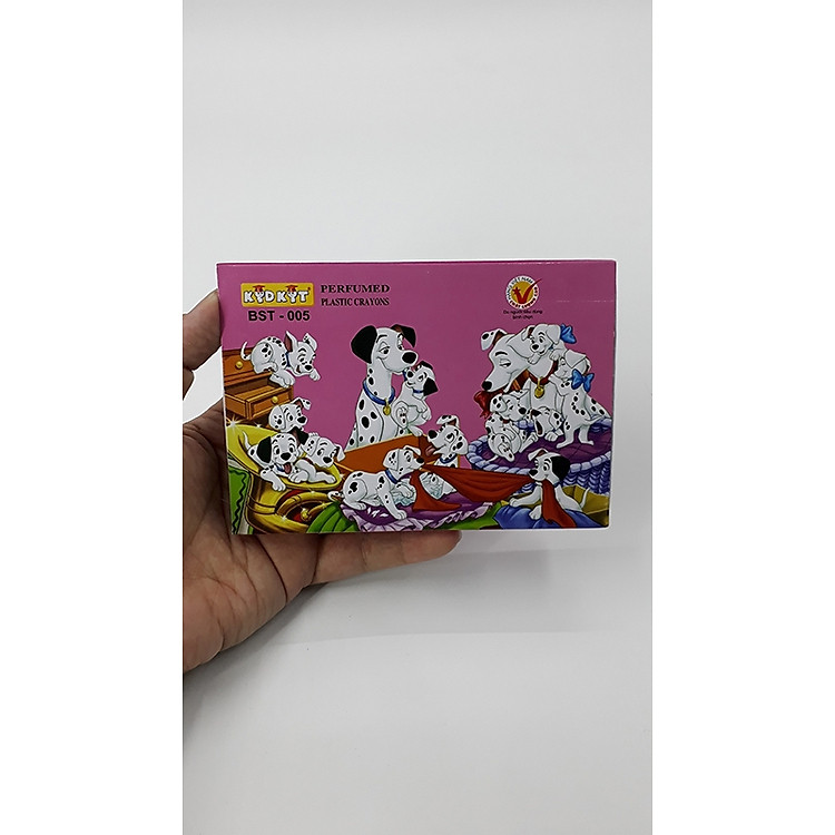 Viết Sáp Màu Chó Đốm BS-005 (12 màu) - Ảnh 2