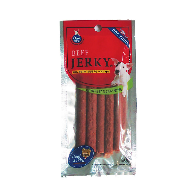 Thịt bò que cho chó Bowwow 40g JK-BF-40