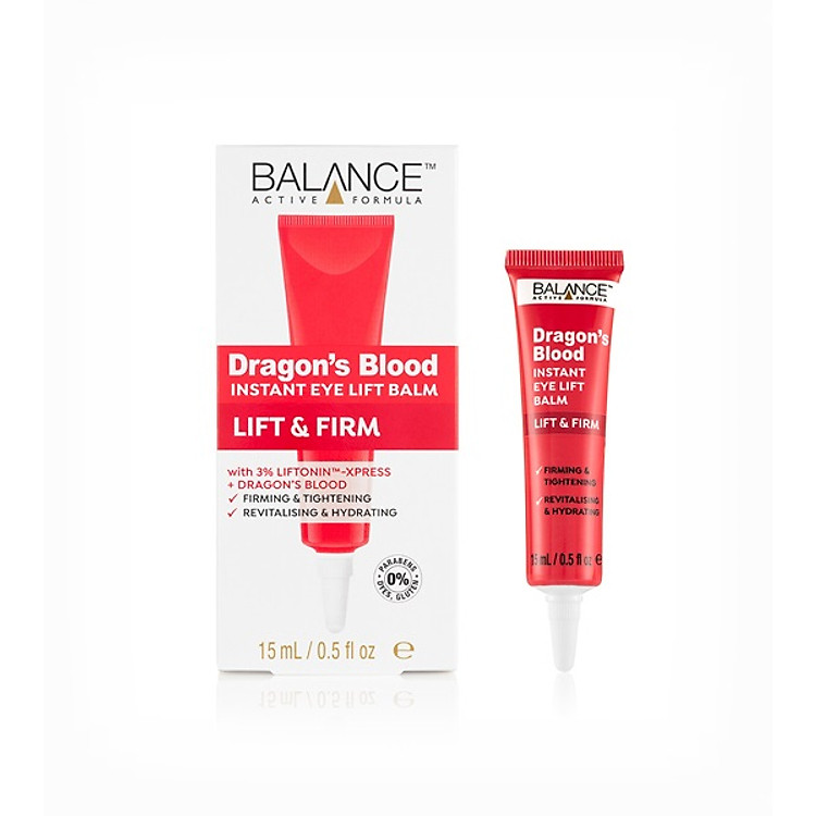 Kem Giảm Thâm Mắt Máu Rồng Balance Active Formula Dragons Blood Instant Eye Lift Balm 15ml (NEW 2018)