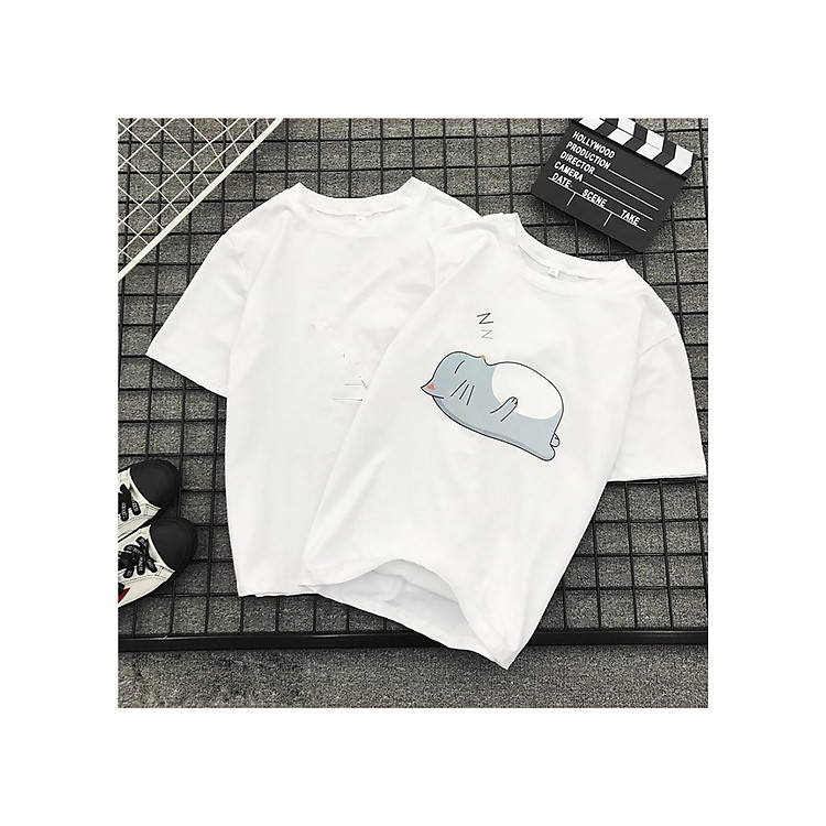 Áo Thun Nữ Hình Mèo Con Đáng Yêu