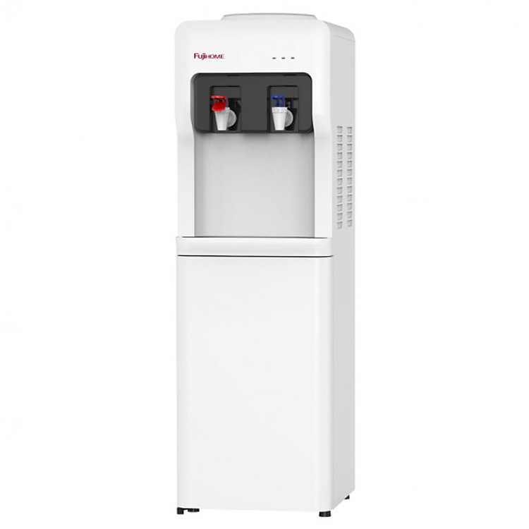 Cây nước nóng lạnh Nhật Bản Fujihome WD5320E khóa vòi nóng, máy nước uống nóng lạnh mini tự ngắt tiết kiệm điện - Hàng Chính hãng