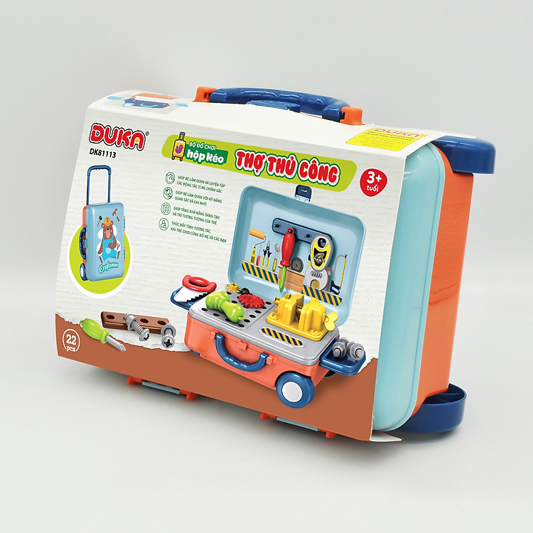 Bộ đồ chơi hộp kéo Thợ thủ công DK81113 Chính hãng Ưu đãi