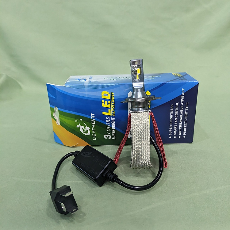 Đèn Pha LED Ô Tô - Xe Máy H4 36W: Siêu Sáng Với 3 Nhiệt Màu AUTO Tiết Kiệm Năng Lượng Loại Tốt