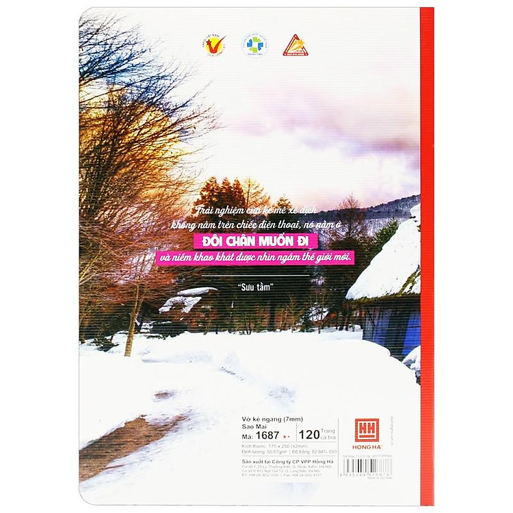 Vở Kẻ Ngang 120 Trang Sao Mai Emotion (Mẫu màu giao ngẫu nhiên) - Ảnh 4