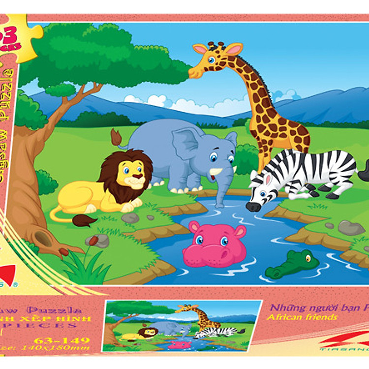 Mua Tranh xếp hình Tia Sáng Châu Phi Chính hãng Giá tốt - Hình ảnh 2