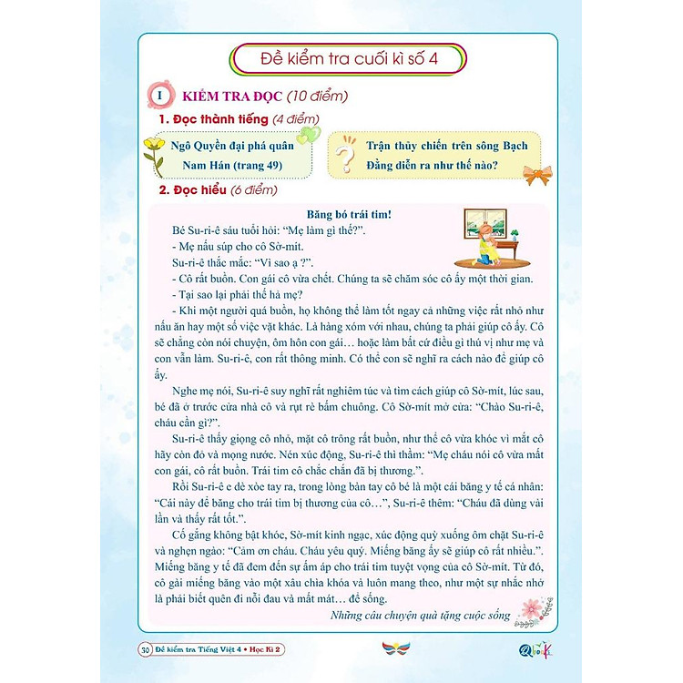 Đề Kiểm Tra Tiếng Việt 4 - Học Kì 2 (Cánh Diều) - Ảnh 2