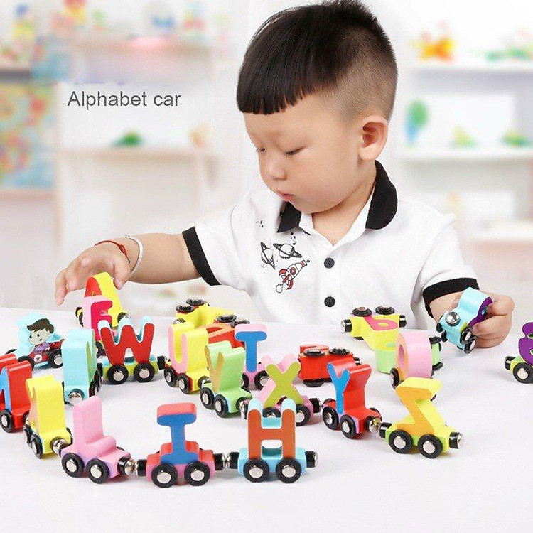 Đoàn Tàu Chữ Số Nam Châm HAPPY KIDS Chính hãng Giá tốt - Hình ảnh 2