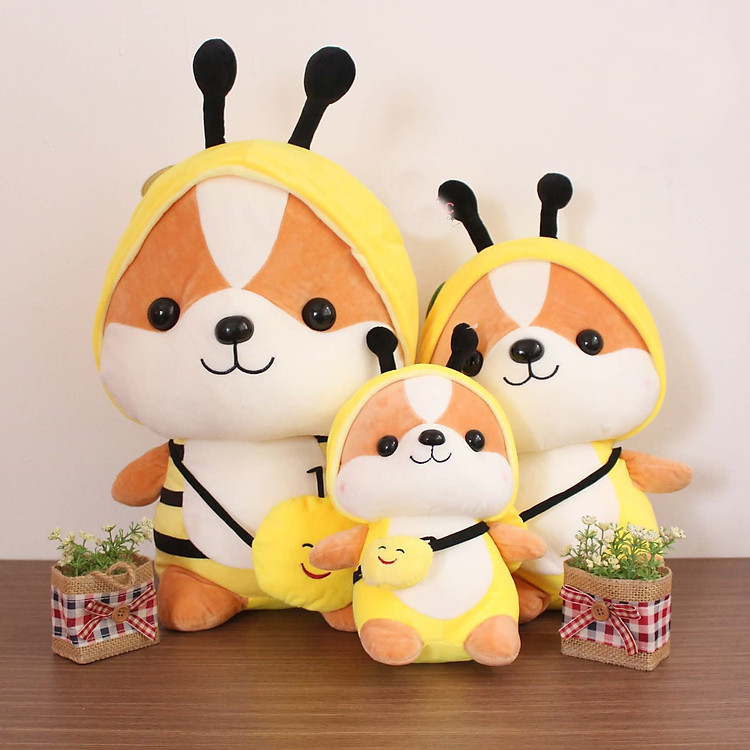 Thú bông Chó Shiba cosplay 30cm Chính hãng Giá rẻ - Hình ảnh 5