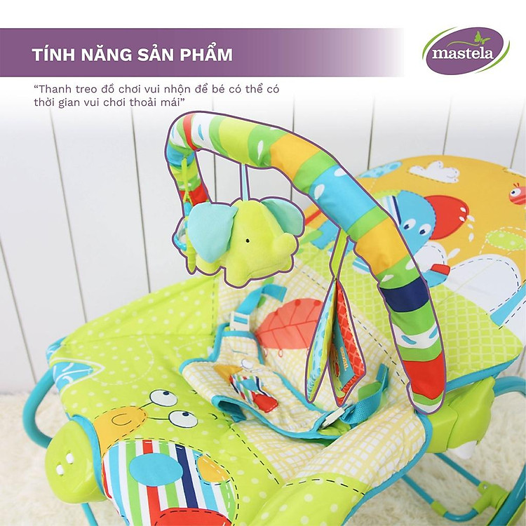 Ghế rung thư giãn 2 trong 1 cho bé Chính hãng Giá rẻ - Hình ảnh 5