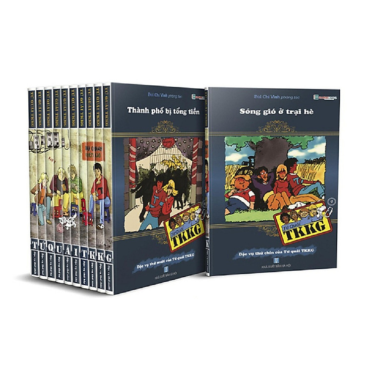 Tứ Quái TKKG - combo 10 cuốn (từ tập 1-10)