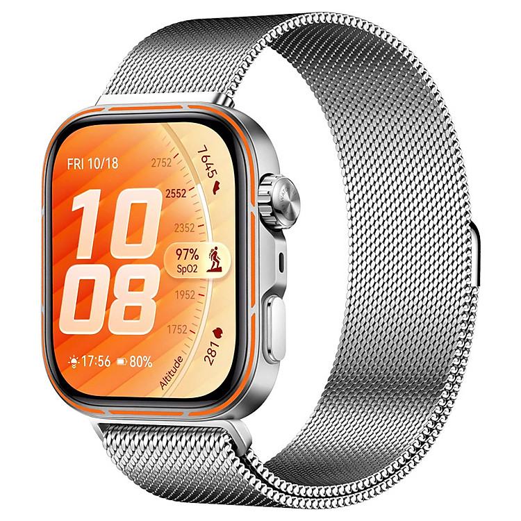 Dây Thép Milan Phantom cho Huawei Watch Fit 3 / Huawei Watch Fit 4 / Huawei Watch Fit 4 Pro / Huawei Watch Fit 5 / Huawei Watch Fit 5 Pro - Hàng Chính Hãng