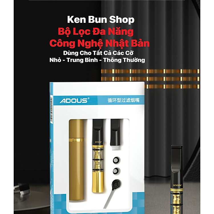 Tẩu Lọc Thuốc Adous Đa Năng