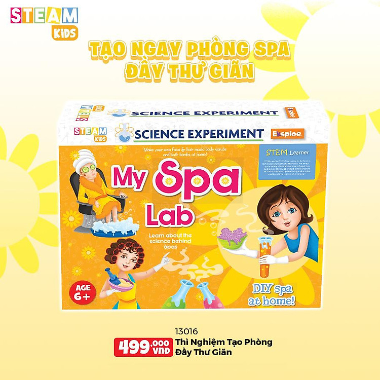 Mua tại MyKingdom: Đồ Chơi Thí Nghiệm Spa STEAM 13016 - Ngập tràn khuyến mãi