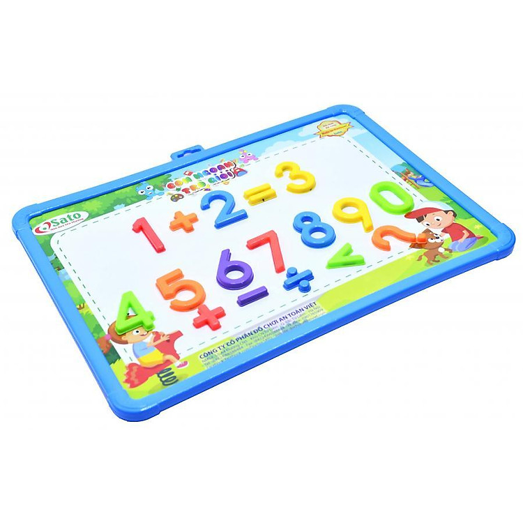 Mua Bảng Nam Châm Học Số Sato Chính hãng Tiết kiệm - Hình ảnh 2