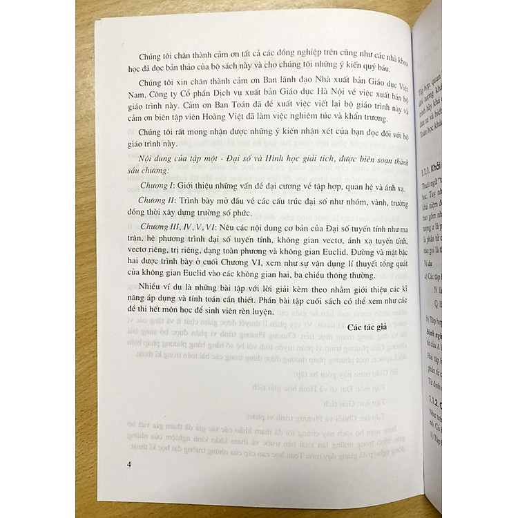 Toán Học Cao Cấp – Bài Tập Toán Học Cao Cấp (Tập 1) - Ảnh 4