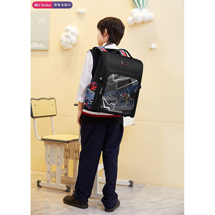 Balo Học Sinh BINBES B-3513 Chống Gù Chống Thấm Nước - Ảnh 3