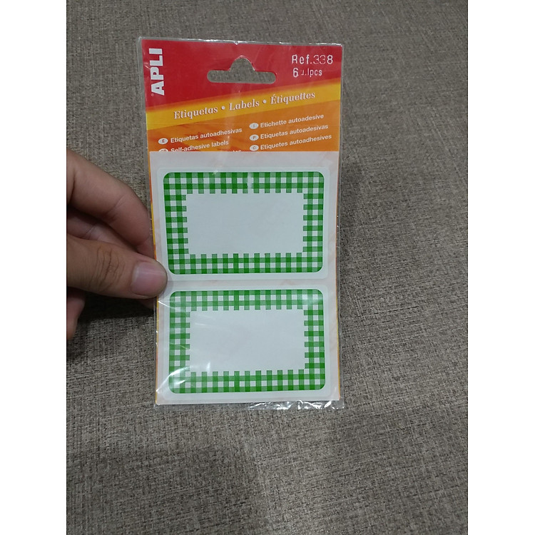 Sticker APLI - Viền Xanh Lá (52 x 78) - Ảnh 3