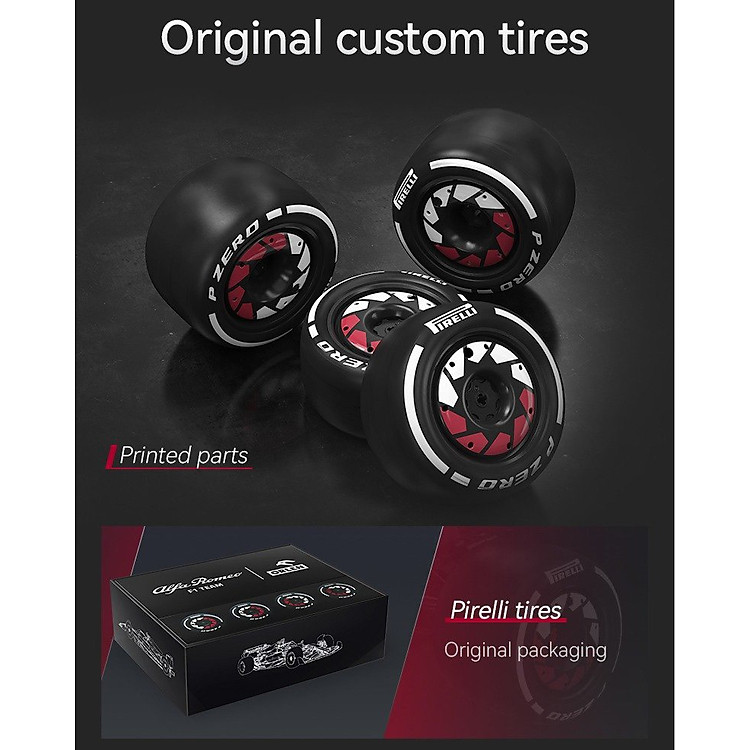 Đồ Chơi Lắp Ráp Xe Đua Alfa Romeo Chính hãng Giá tốt - Hình ảnh 2