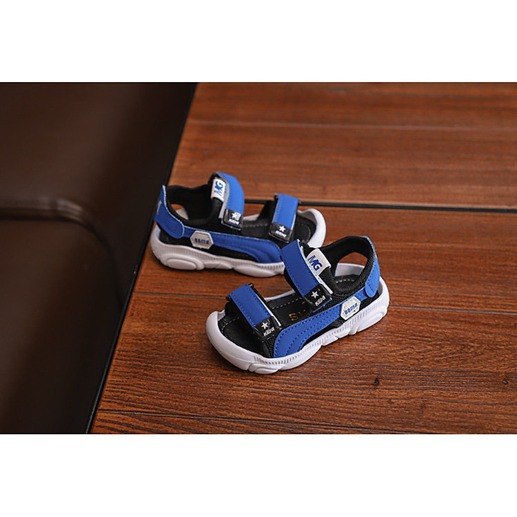 Sandal Bé Trai Quai Ngang, Sandal Bé Trai Đi Học Có 3 màu, có size dành cho bé từ 4 tháng đến 6 tuổi