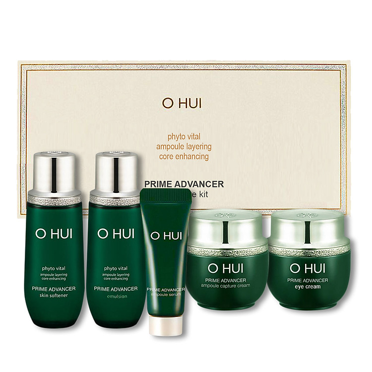 Bộ Siêu Dưỡng Trẻ Hóa Căng Bóng Da Ohui Prime Advancer 5pcs 56ml
