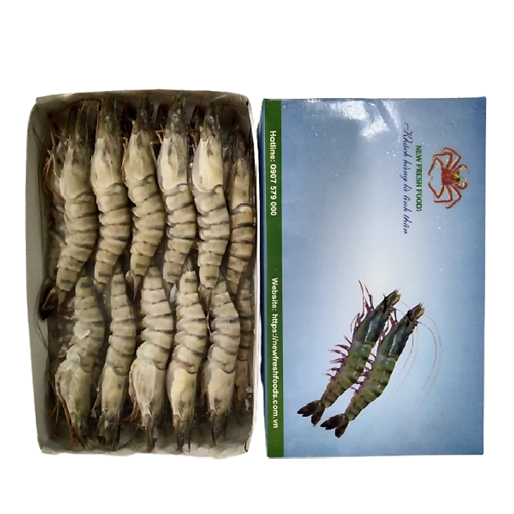 Tôm sú nguyên con 15 con - 500g