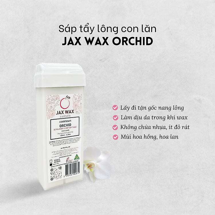 Sáp tẩy lông con lăn Jax Wax Bluebell 100ml