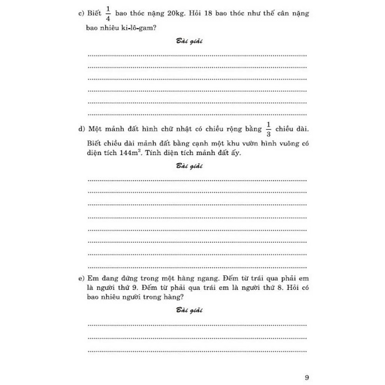 Kĩ Năng Giải Toán Lớp 5 - Ảnh 2